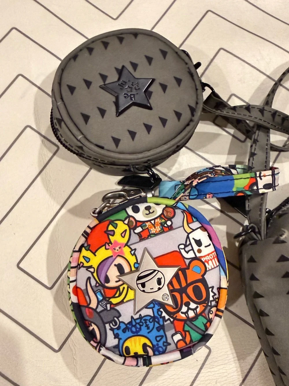 JuJuBe Diaper Bag Clutch and Pacifier Pod
